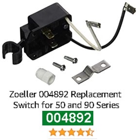 Zoeller Sump Pump Switch Replacement Part  004892